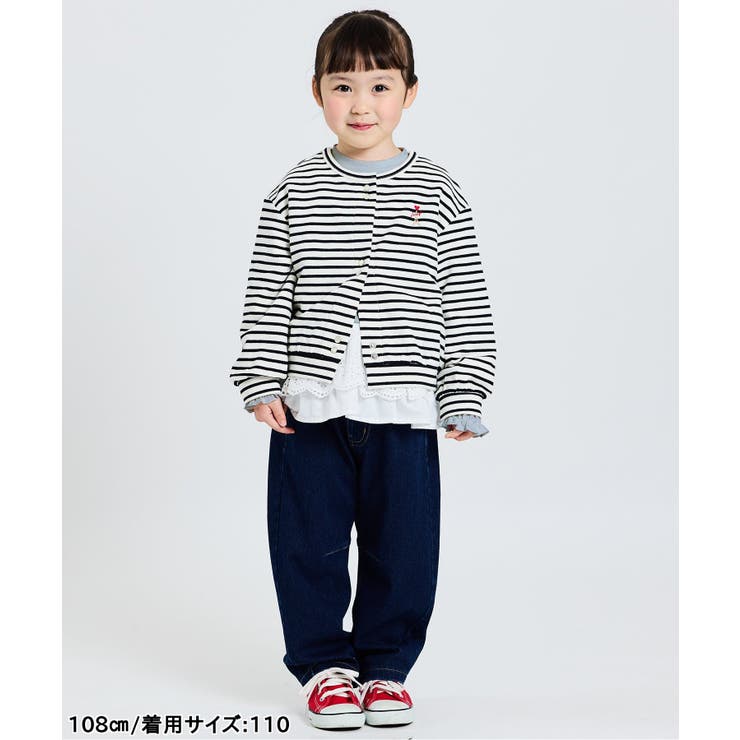 レースフリル切り替えリブTシャツ  | F.O.Online Store | 詳細画像14 