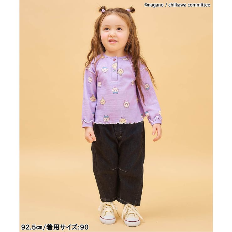 【アニメちいかわ】ワッフルヘンリーネックTシャツ(セットアップ可) | F.O.Online Store | 詳細画像15 