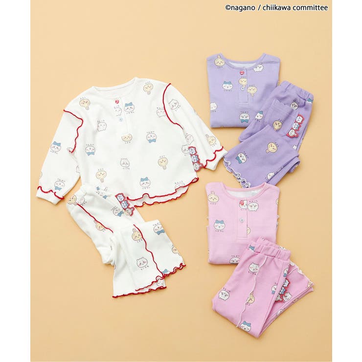 【アニメちいかわ】ワッフルヘンリーネックTシャツ(セットアップ可) | F.O.Online Store | 詳細画像17 