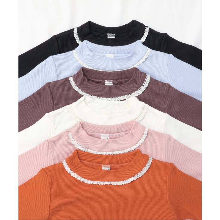 WEB限定 衿フリルリブトップス | F.O.Online Store | 詳細画像12 