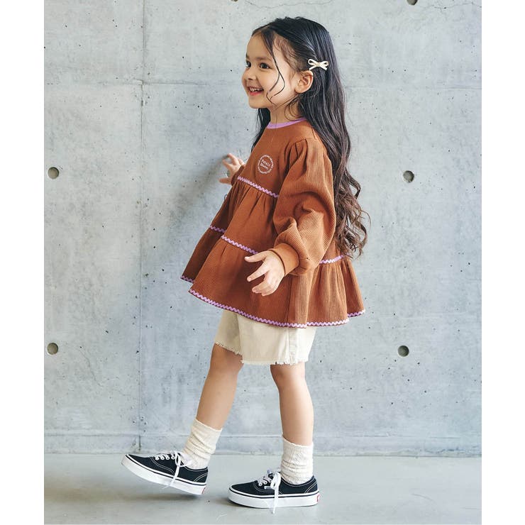 WEB限定 ワッフルティアードなみなみライントップス | F.O.Online Store | 詳細画像4 