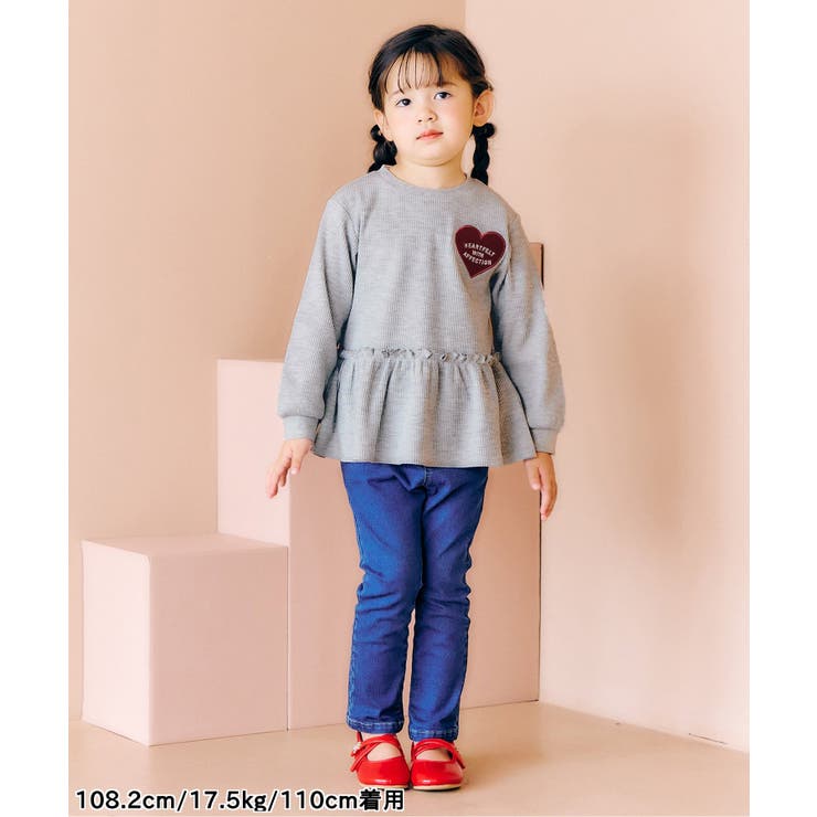 【新色追加】ワッフルペプラムハートモチーフTシャツ | F.O.Online Store | 詳細画像12 