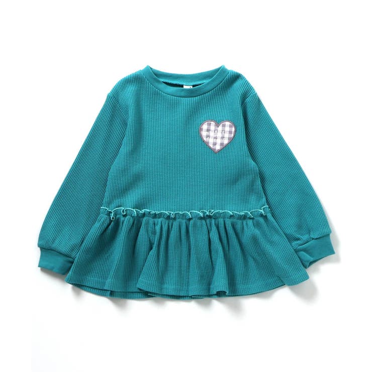 【新色追加】ワッフルペプラムハートモチーフTシャツ | F.O.Online Store | 詳細画像14 