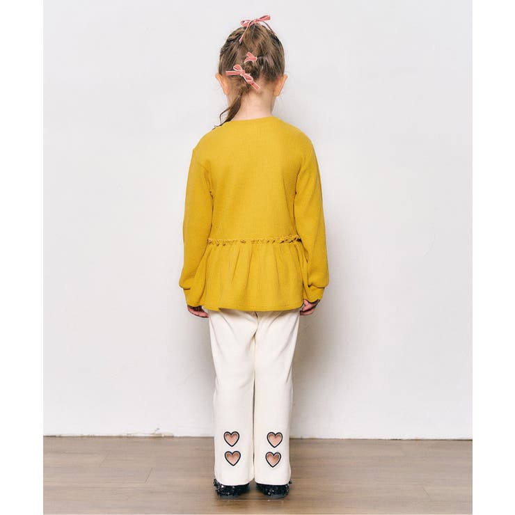 【新色追加】ワッフルペプラムハートモチーフTシャツ | F.O.Online Store | 詳細画像19 