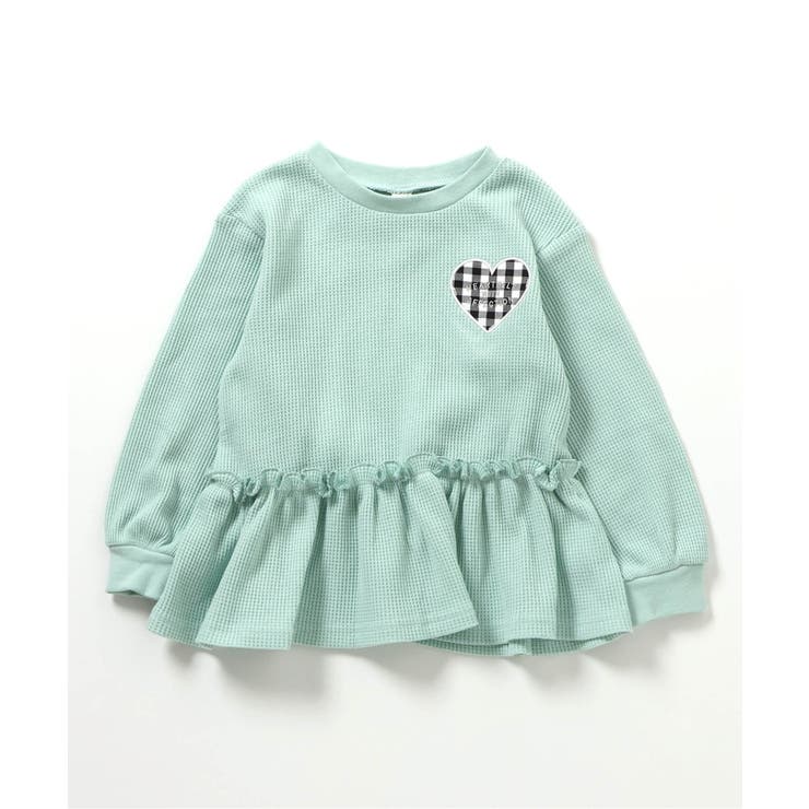 【新色追加】ワッフルペプラムハートモチーフTシャツ | F.O.Online Store | 詳細画像2 