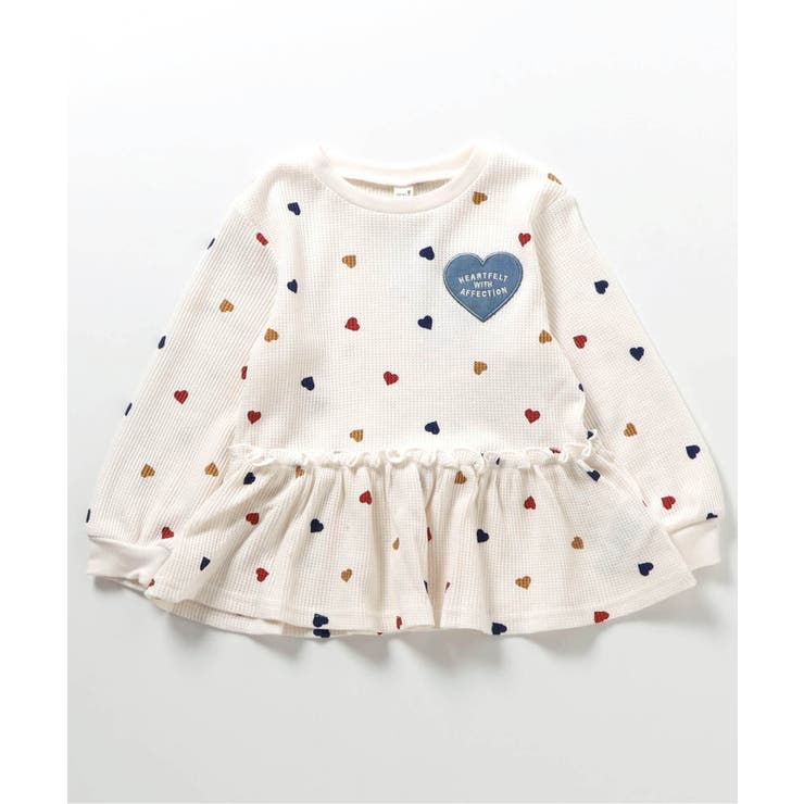 【新色追加】ワッフルペプラムハートモチーフTシャツ | F.O.Online Store | 詳細画像21 