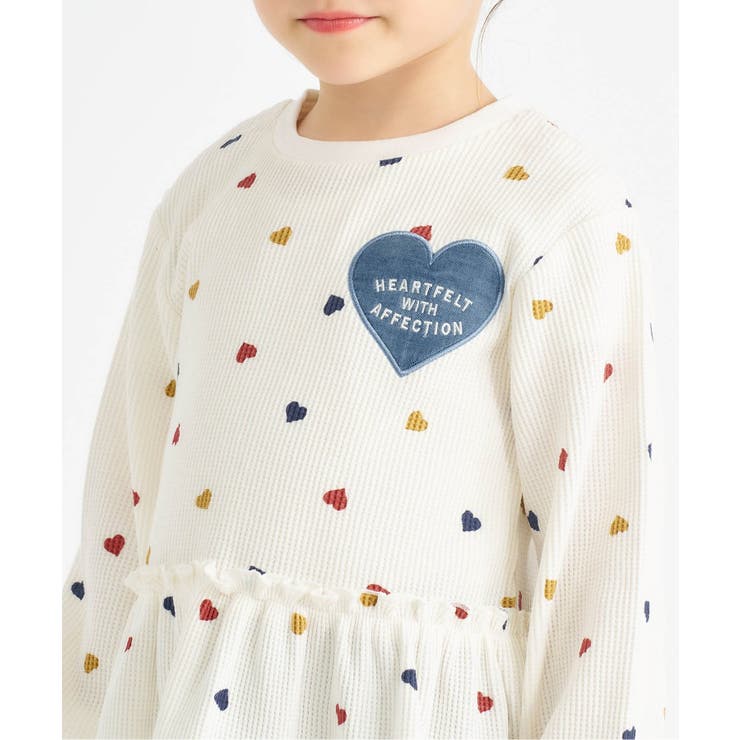 【新色追加】ワッフルペプラムハートモチーフTシャツ | F.O.Online Store | 詳細画像25 