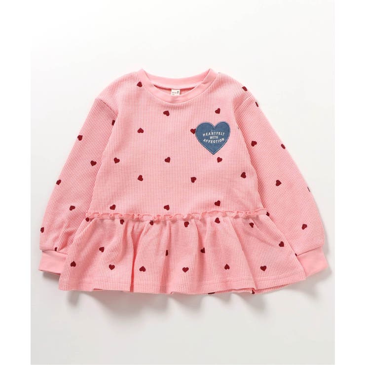 【新色追加】ワッフルペプラムハートモチーフTシャツ | F.O.Online Store | 詳細画像27 