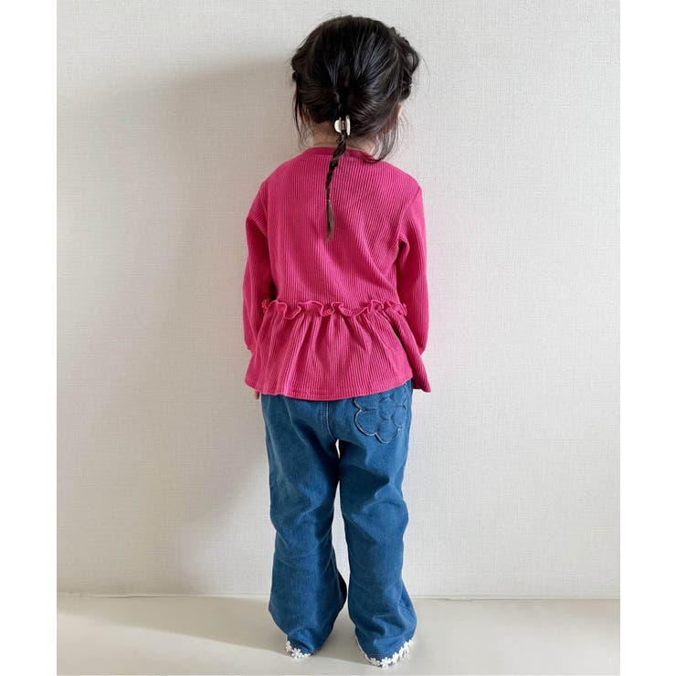 【新色追加】ワッフルペプラムハートモチーフTシャツ | F.O.Online Store | 詳細画像30 