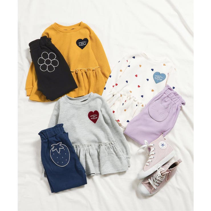 【新色追加】ワッフルペプラムハートモチーフTシャツ | F.O.Online Store | 詳細画像37 