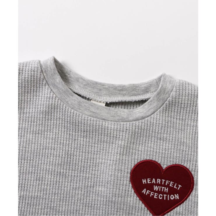【新色追加】ワッフルペプラムハートモチーフTシャツ | F.O.Online Store | 詳細画像8 