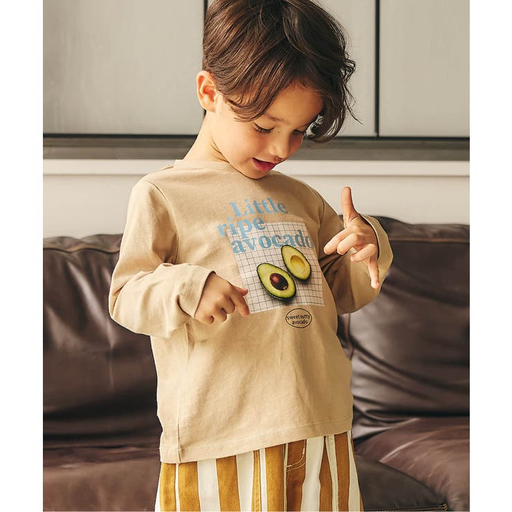 ベージュ | フルーツロゴアソートTシャツ  | F.O.Online Store