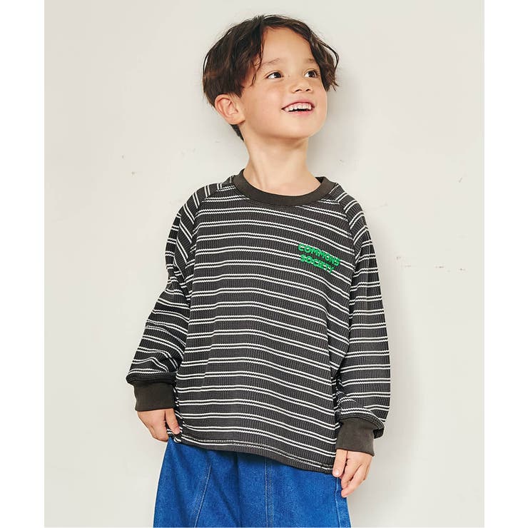 チャコール | ワッフルコクーンTシャツ | F.O.Online Store