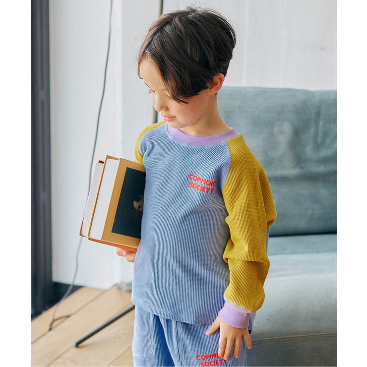 サックス | ワッフルコクーンTシャツ | F.O.Online Store