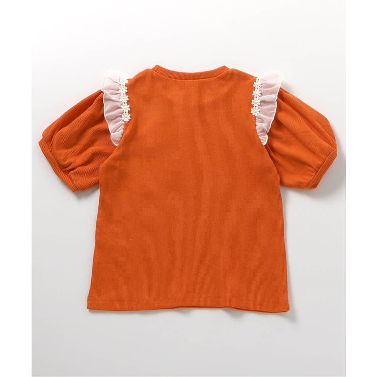 肩フリルフラワーモチーフTシャツ | F.O.Online Store | 詳細画像8 