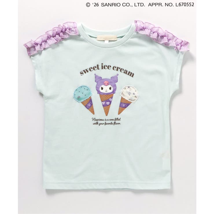 【マイメロディ＆クロミ】WEB限定 アイスクリームTシャツ 接触冷感 | F.O.Online Store | 詳細画像7 