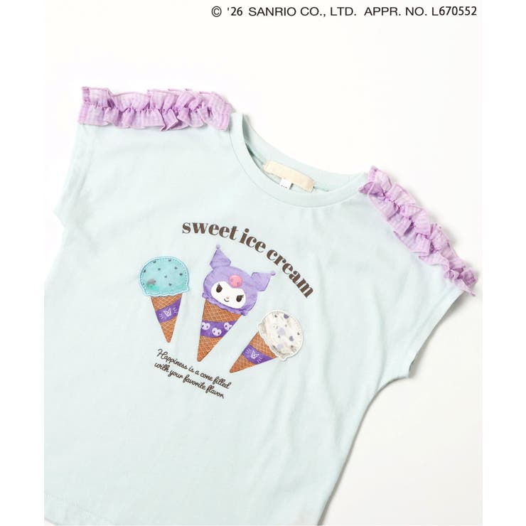 【マイメロディ＆クロミ】WEB限定 アイスクリームTシャツ 接触冷感 | F.O.Online Store | 詳細画像9 