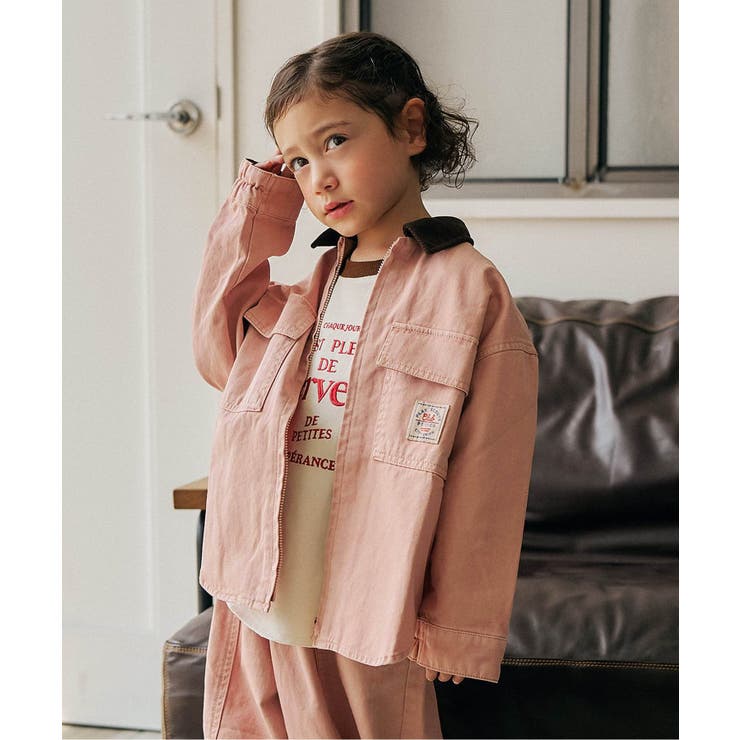 ピンク | フロントジップシャツ | F.O.Online Store
