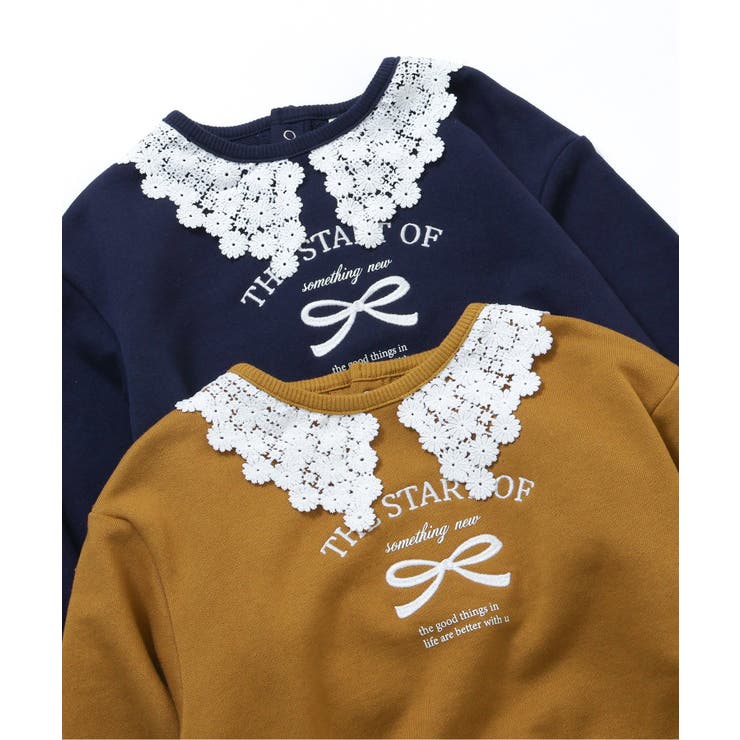 レース衿リボンロゴトレーナー | F.O.Online Store | 詳細画像15 