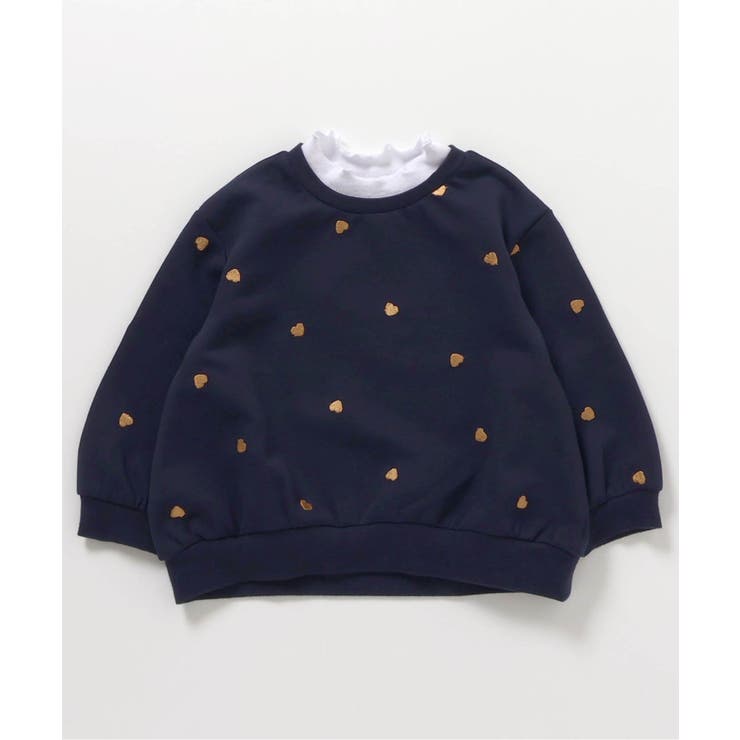 アソート総柄刺繍レイヤードトレーナー | F.O.Online Store | 詳細画像2 