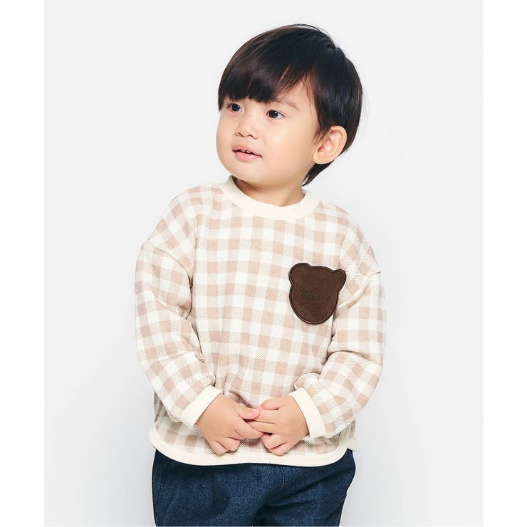 チェック柄 | WEB限定 バラエティポケットゆったりトレーナー | F.O.Online Store