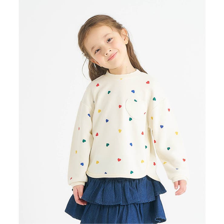 アイボリー | WEB限定 バラエティポケットゆったりトレーナー | F.O.Online Store