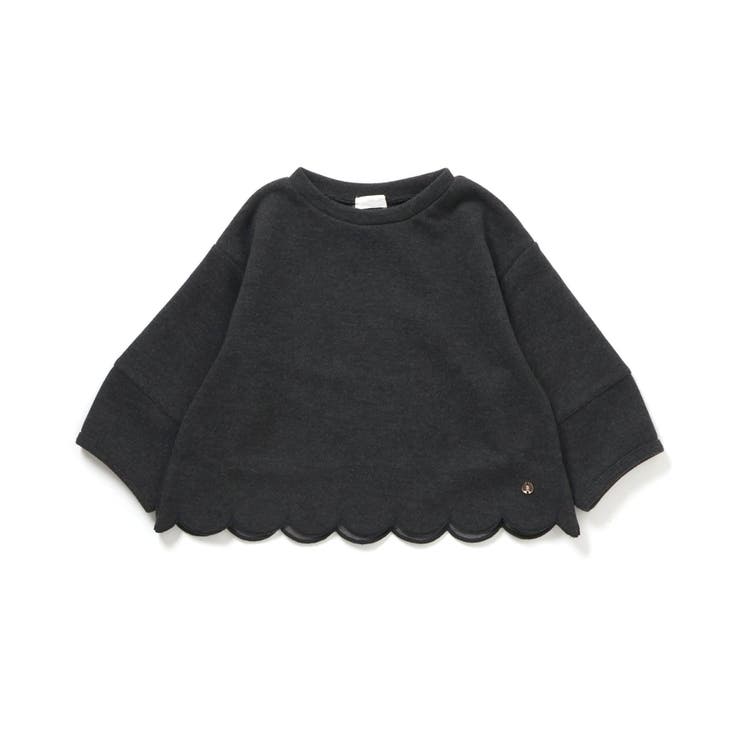 チャコール | スカラップデザインプルオーバー  | F.O.Online Store