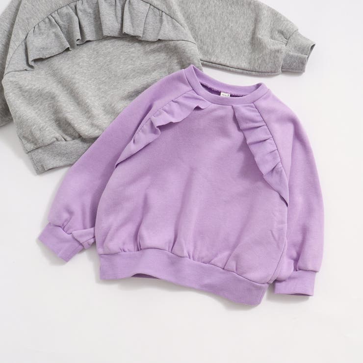 ラベンダー | WEB限定  後ろフリルトレーナー | F.O.Online Store