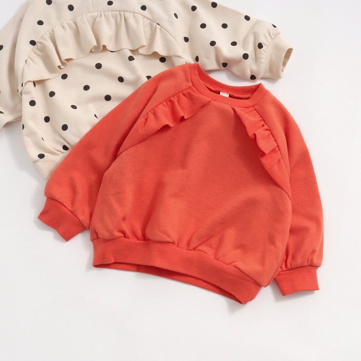 オレンジ | WEB限定  後ろフリルトレーナー | F.O.Online Store