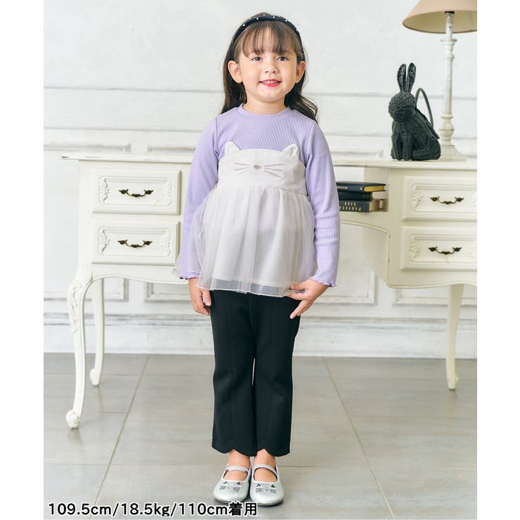 ネコモチーフチュールドッキングトップス | F.O.Online Store | 詳細画像14 