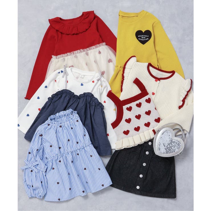 【リンク】袖リボンハート・さくらんぼ刺繍チュニック_RP | F.O.Online Store | 詳細画像15 