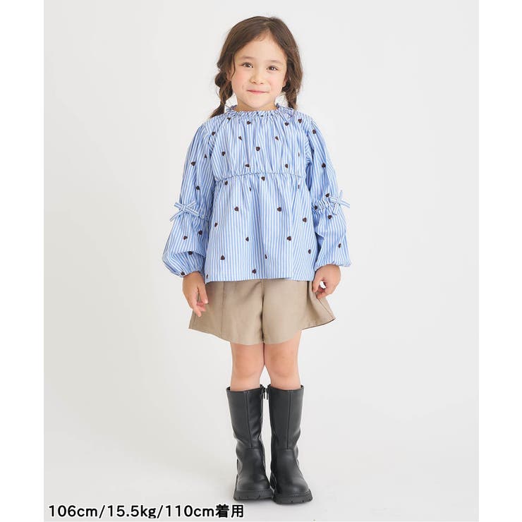 【リンク】袖リボンハート・さくらんぼ刺繍チュニック_RP | F.O.Online Store | 詳細画像9 