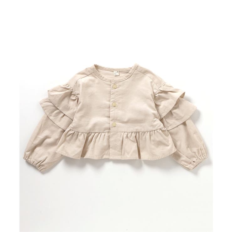 シャツコールボリュームフリルブラウス | F.O.Online Store | 詳細画像3 