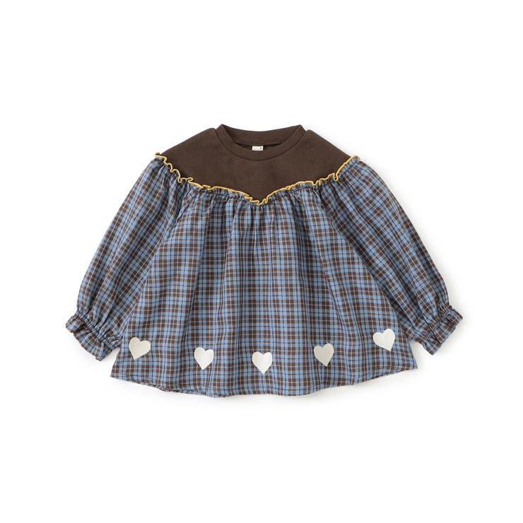 リブドッキングハート刺繍チュニック  | F.O.Online Store | 詳細画像2 