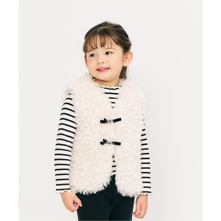 リボンファーベスト[品番：FOKK0024407]｜F.O.Online Store（エフオー