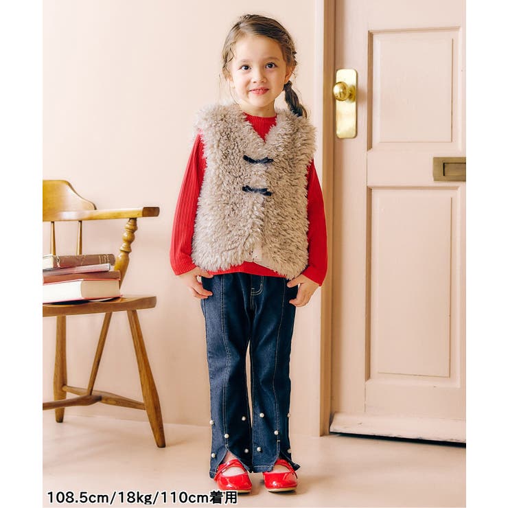 リボンファーベスト[品番：FOKK0024407]｜F.O.Online Store（エフオー