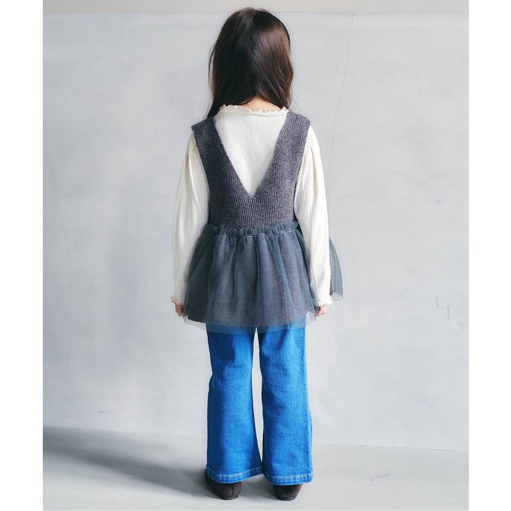 チュールペプラムニットベスト | F.O.Online Store | 詳細画像6 