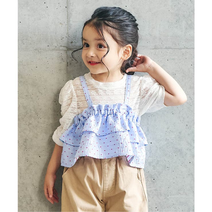 サックス | デニム＆ジャガードビスチェ | F.O.Online Store