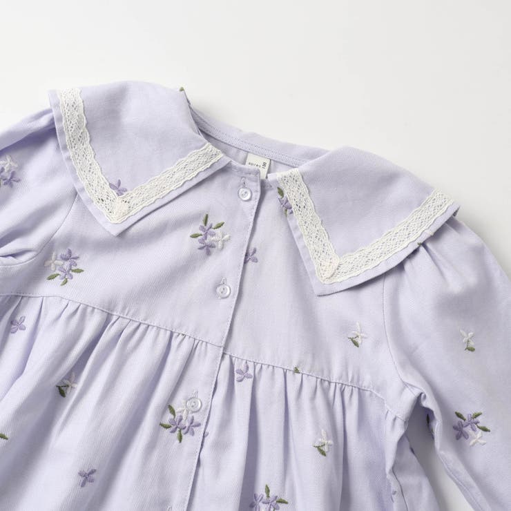 キンモクセイ・アジサイ刺繍ワンピース | F.O.Online Store | 詳細画像4 