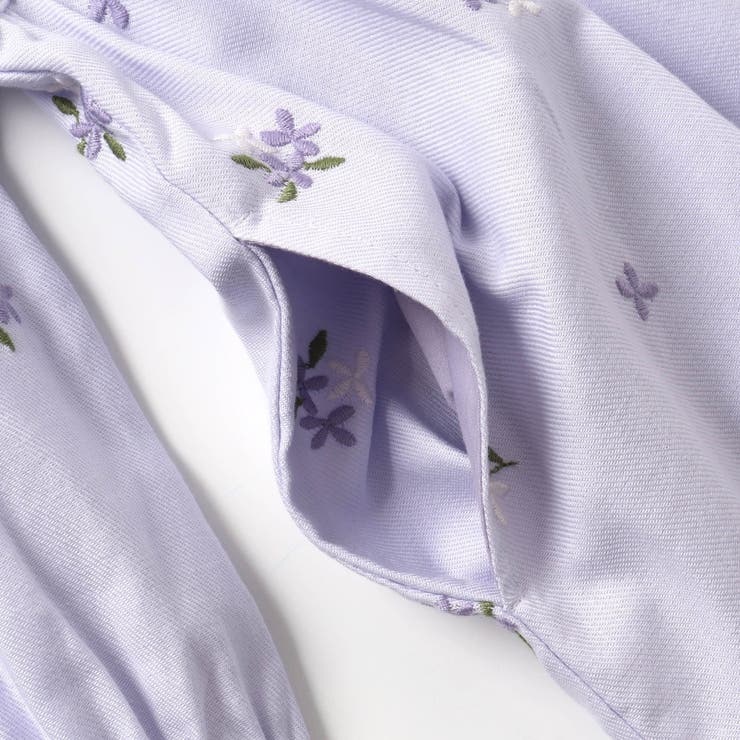 キンモクセイ・アジサイ刺繍ワンピース | F.O.Online Store | 詳細画像7 