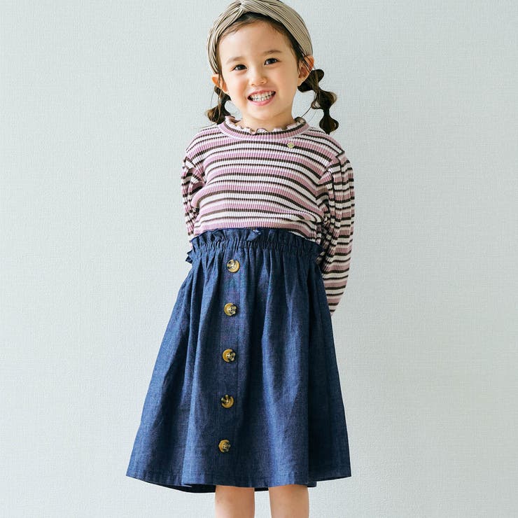 デニム | フロントボタンドッキングワンピース | F.O.Online Store