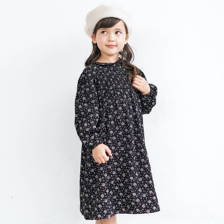 花柄シャーリングワンピース 品番 Fokk F O Online Store エフオーオンラインストア のキッズファッション通販 Shoplist ショップリスト