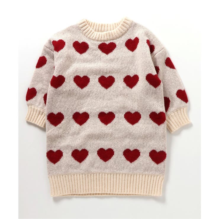 WEB限定 ハートニットワンピース[品番：FOKK0020925]｜F.O.Online