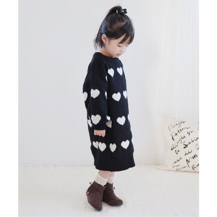 WEB限定 ハートニットワンピース[品番：FOKK0020925]｜F.O.Online