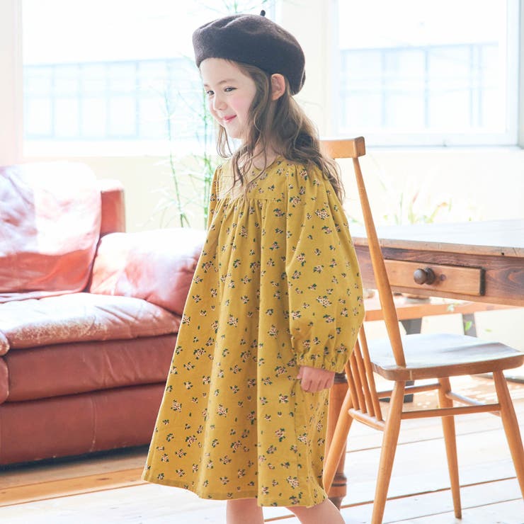 Net別注花柄スクエアカラーワンピース 品番 Fokk F O Online Store エフオーオンラインストア のキッズファッション通販 Shoplist ショップリスト