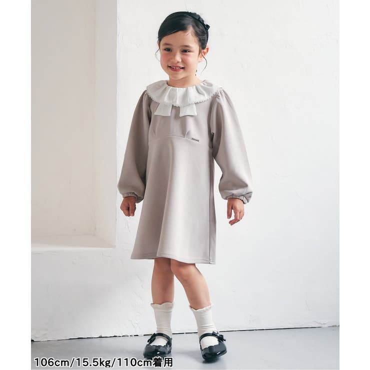 WEB限定 リボン襟フレアワンピース_アプレレクールマシェリ | F.O.Online Store | 詳細画像10