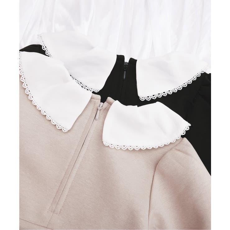 WEB限定 リボン襟フレアワンピース_アプレレクールマシェリ | F.O.Online Store | 詳細画像14