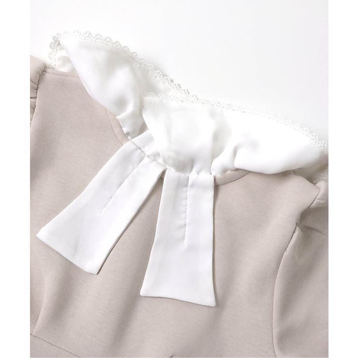 WEB限定 リボン襟フレアワンピース_アプレレクールマシェリ | F.O.Online Store | 詳細画像5