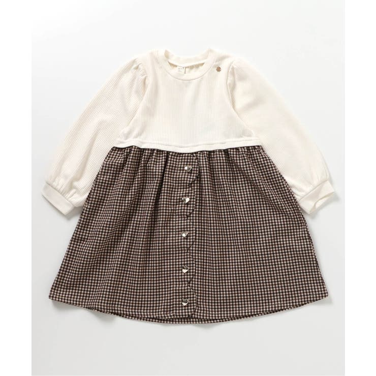 ハートボタンスカラップドッキングワンピース | F.O.Online Store | 詳細画像2 