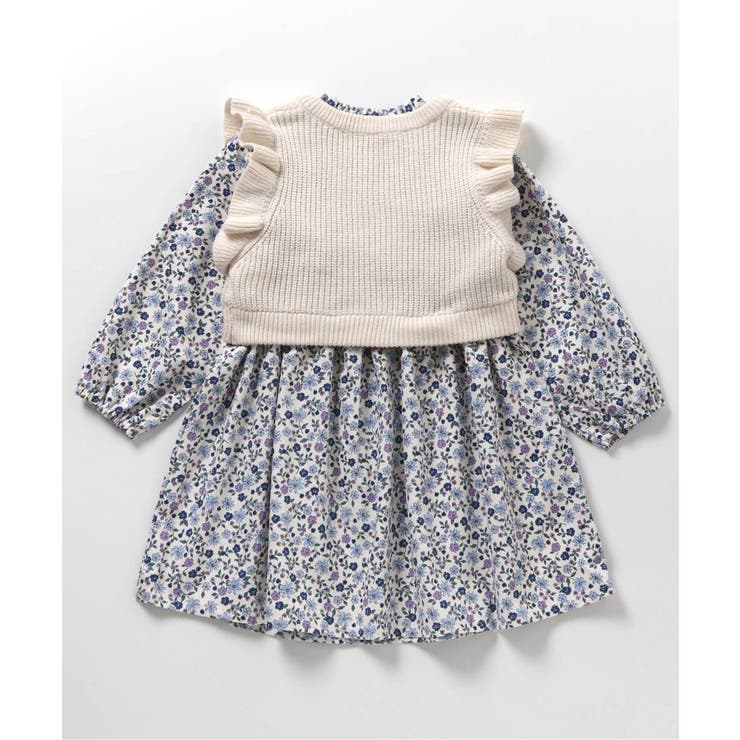 フリルニットベスト&ワンピースセット | F.O.Online Store | 詳細画像3